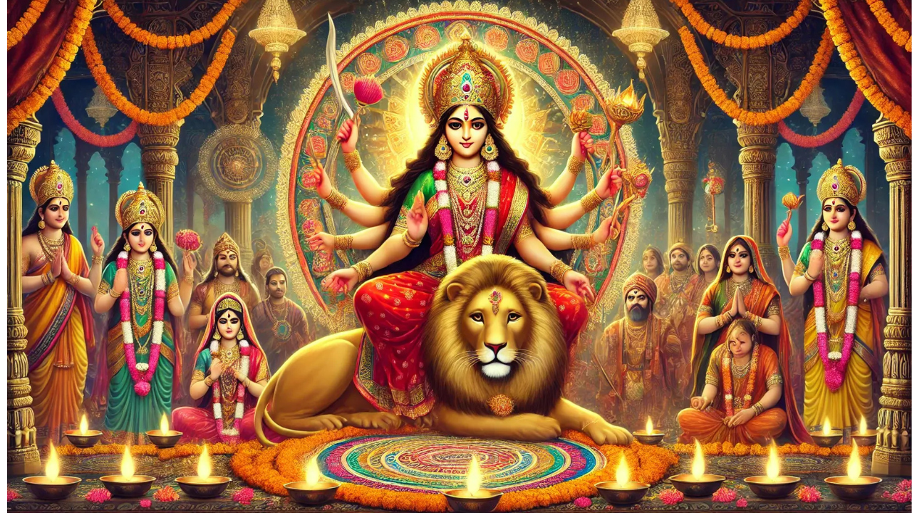 नवरात्रि दुर्गा पूजा का त्योहार